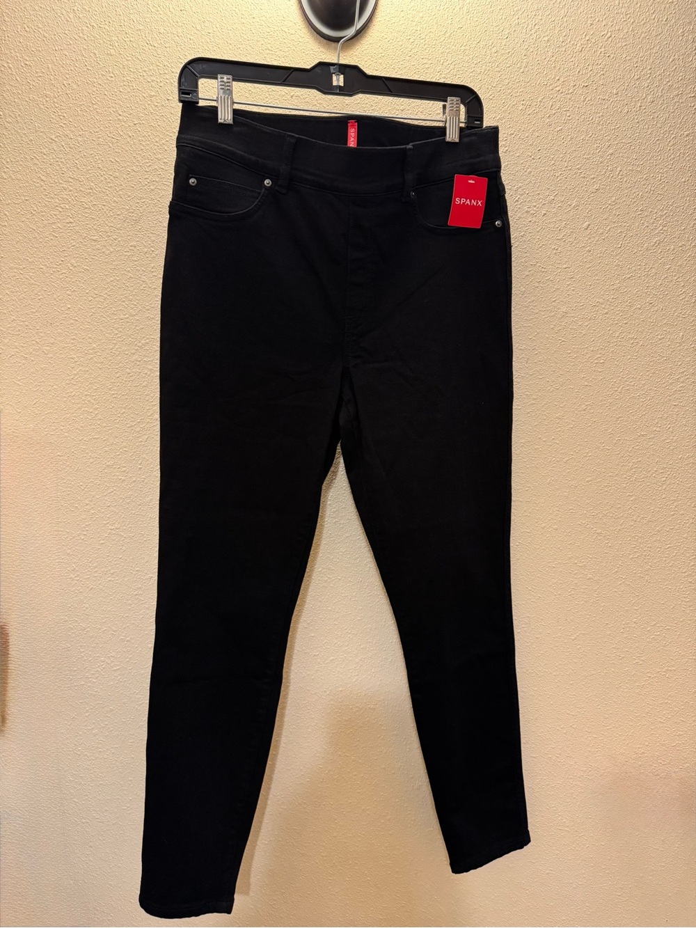 SPANX Black High-Rise Slim Leg Pants